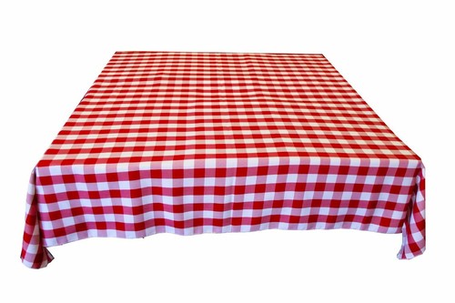 Gingham checkered cotton blend - cotton,