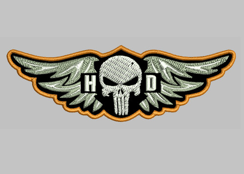 Vintage harley davidson skull - vintage,