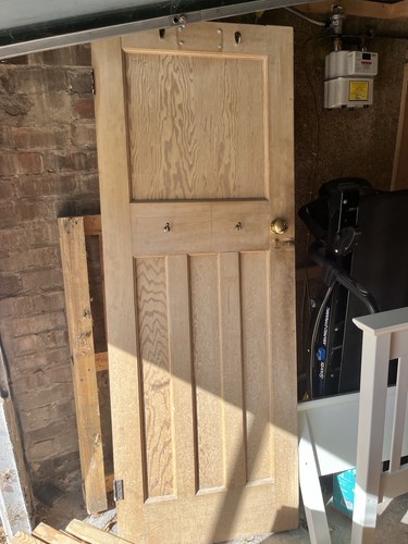 Original 1930s pine panel - original, 4-panel