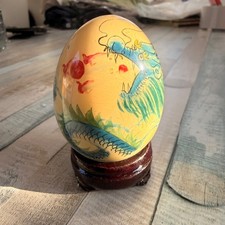 Japanese chinese egg on stand