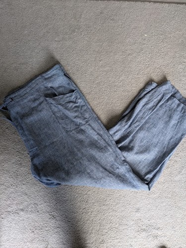 Women george blue linen - women's,
