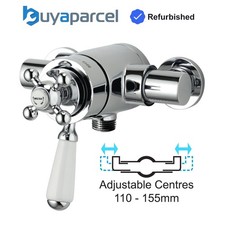 Bristan Traditional Dual Control Monarch Mixer Shower Valve 110 130mm Colonial