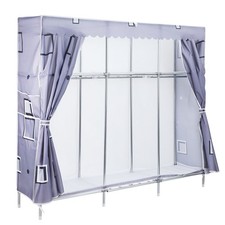 Large Fabric Canvas Wardrobe