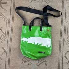Freitag Bob City Medium Tote Bag Made From Upcycled Truck Tarp Green