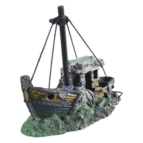 Aquarium sunken ship - aquarium,