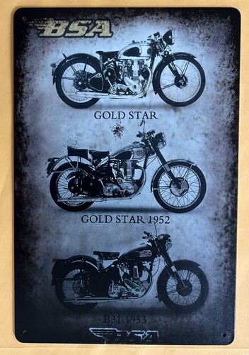 Bsa models motorcycle tin - bsa,