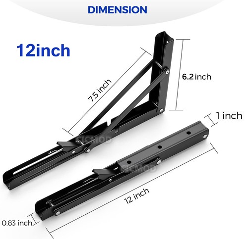 Folding shelf brackets - folding,