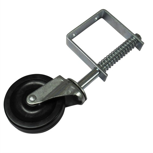 Spring loaded gate wheel - wheel, 4"