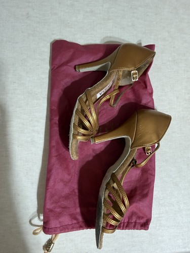 Aida dance shoes - dance, gold