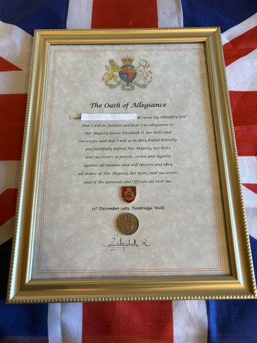 Oath allegiance rmp royal - of,