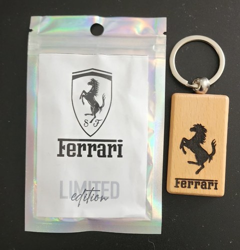 Wooden laser engraved keyring - engraved,