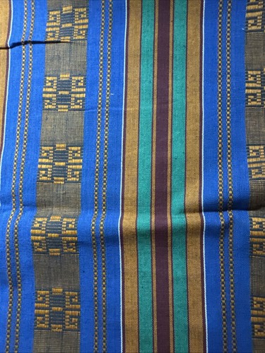 Guatemalan fabric stripe - guatemalan, blue