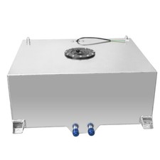 NEW 5 Gallon 20L Aluminum Racing Drift Fuel Cell Tank With Cap Outside AU
