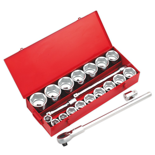 Sealey ak261 socket set - sealey,