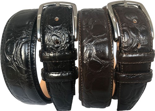 Mens italian leather belt - italian,