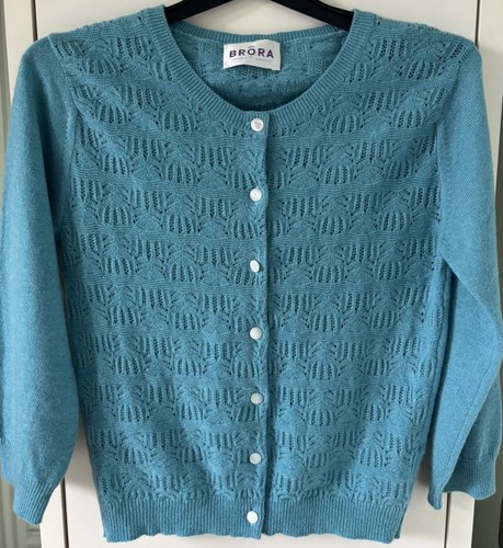 Brora lace knit cropped