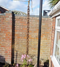 Heavy Duty Vintage Old Rusty Fishing Industrial Chain 