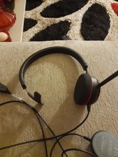 Jabra Stereo Black Headband Headsets HSC016