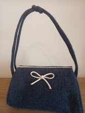 L K Bennett  Small Navy Fabric