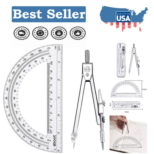 Drawing compass protractor - drawing,