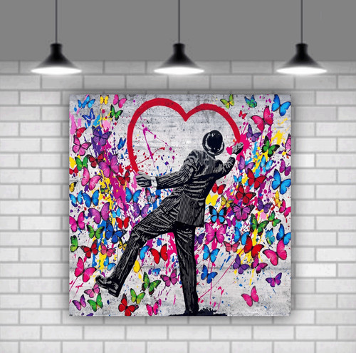 Banksy colourful bright