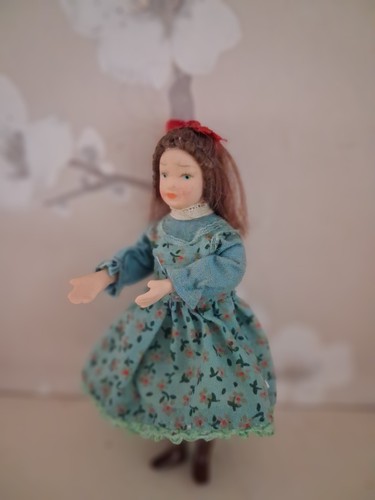 Dolls house girl doll - dolls,