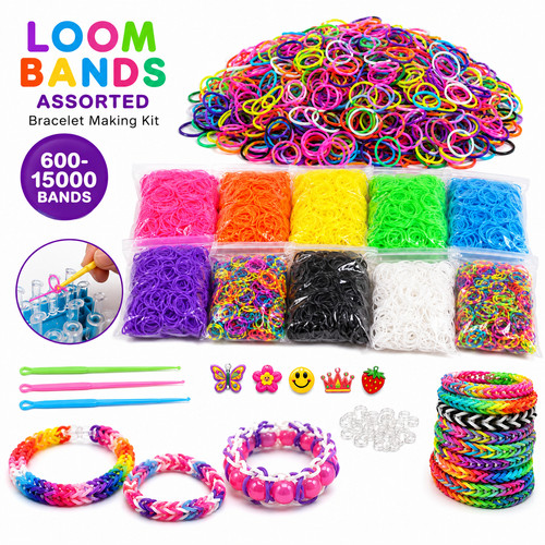 Loom bands assorted bracelet - loom,