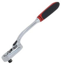 1/4 Inch Drive Rapid Socket Ratchet - 360 Degree Rotating Locking Head - CT1593