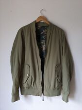 Pull and Bear Double Faced Jacket Coat Large Green