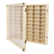 60 Grids Wooden Display Case