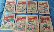 Topper Comics x7 + 1 Beezer