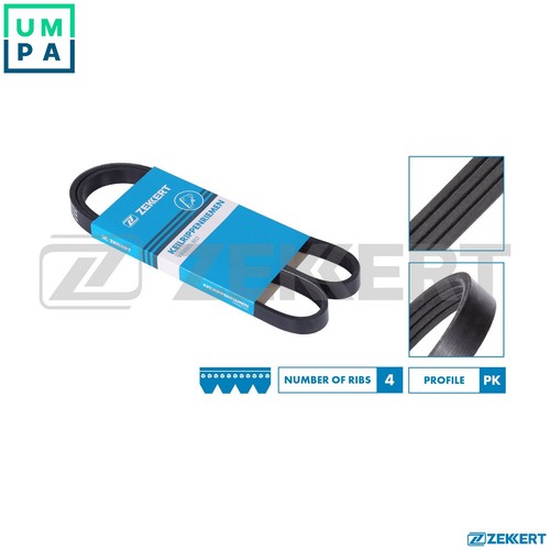 Vribbed belt 4pk890 for - kr-4pk890,