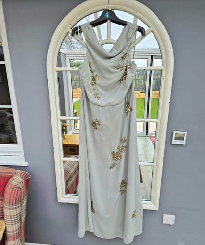 Monsoon soft sage - soft, embellished