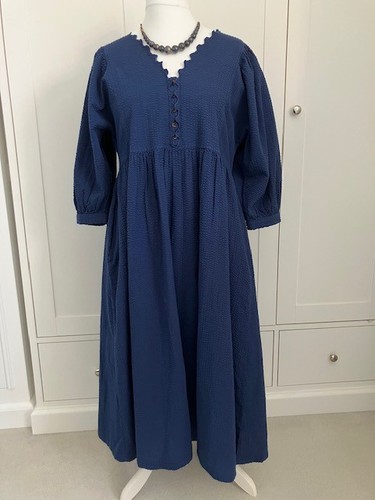 Fat face long navy - navy, dress