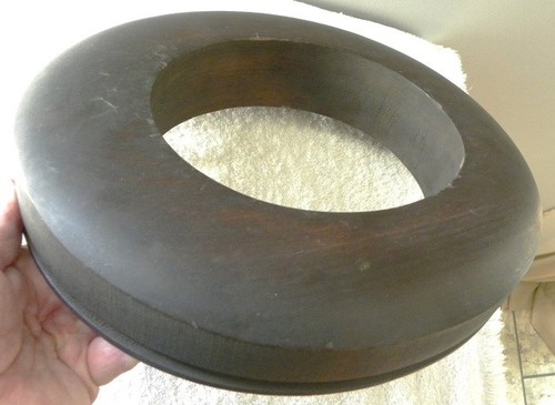 Vintage wood hat block - hat,
