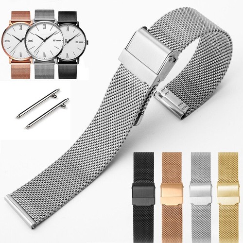 Stainless steel milanese watch - stainless,