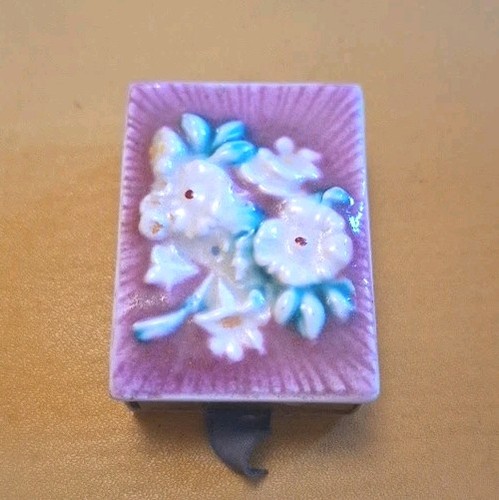 Vintage sweet ceramic floral - ceramic,