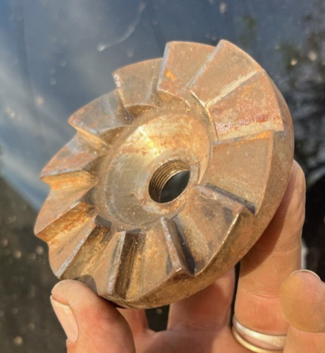 Vintage aircraft starter gear - aircraft,