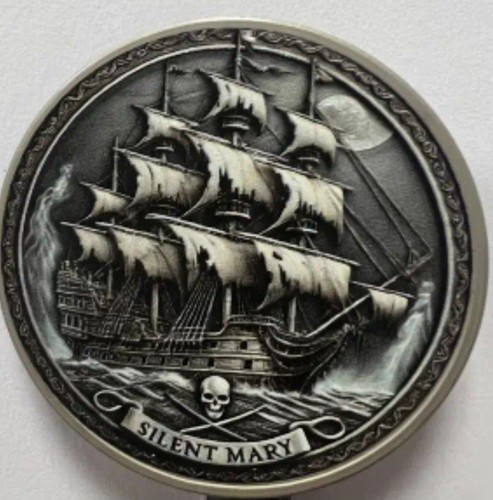 1pc pirate ship coin - 1pc,