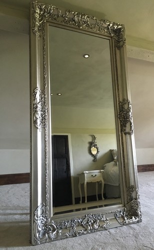 Antique silver large over - large,