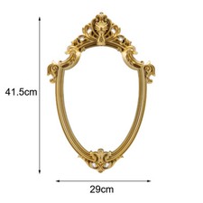 Wall Mirror Vintage Hanging Decorative for Bathroom Bedroom Living Room Entryway