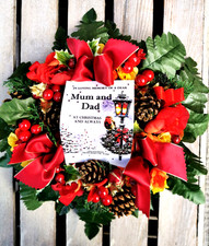 Xmas Artificial Flower Grave