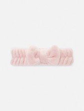 Pink Bow Headband Towel Hair