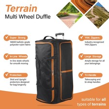 Wheeled Duffle Bag All Sizes