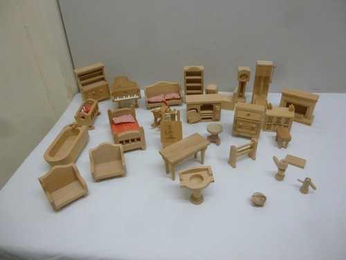 Big lot wooden dolls - lot,