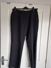 Gents Black Suit Trousers 36