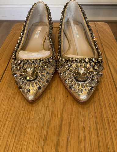 Boden gold leather diamanté - boden,