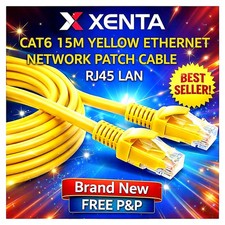 XENTA CAT6 15M YELLOW ETHERNET