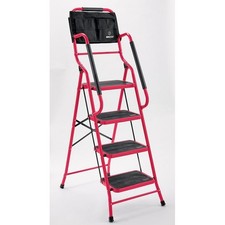 4-Step Safety Ladder with Tool