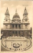 London St pauls cathedral 1936; Photochrom co 11